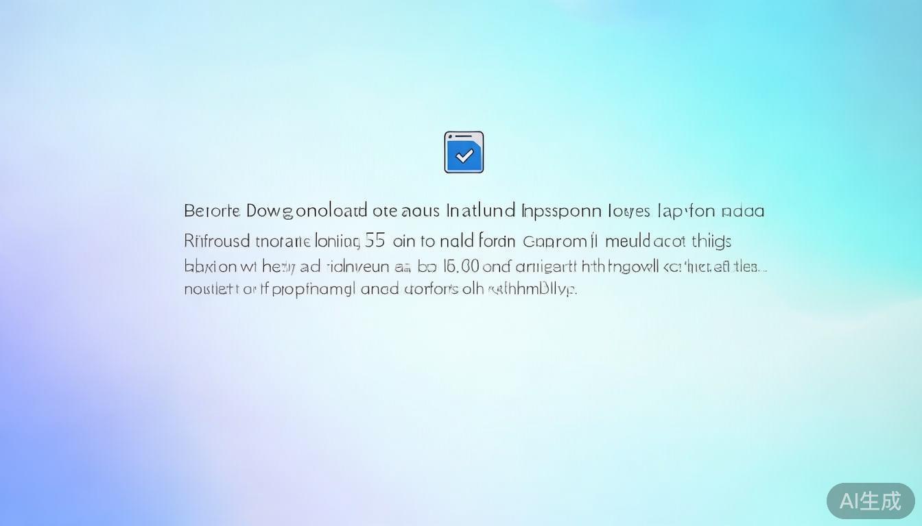 确保设备环境符合要求
在下载安装之前，请确认您的